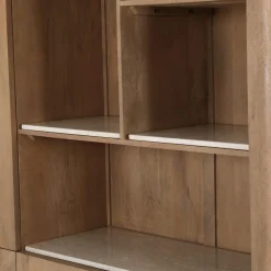 Inglegplank Dallas Vakkenkast XL Beige Marmer Set van 4
