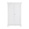 Isabel Brocante kast grenen wit 118cm