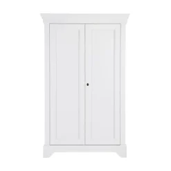 Isabel Brocante kast grenen wit 118cm