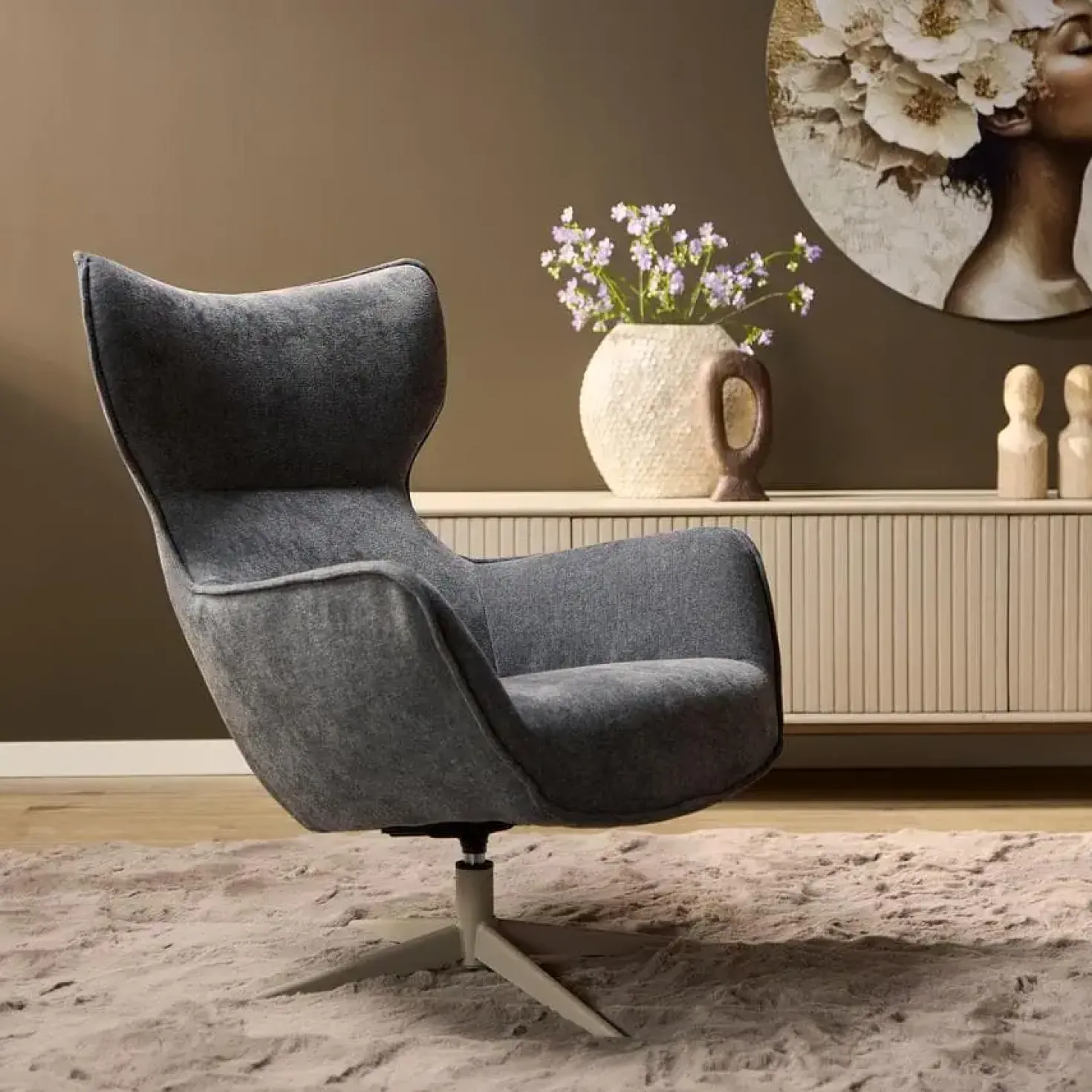 Isabel Fauteuil Antraciet