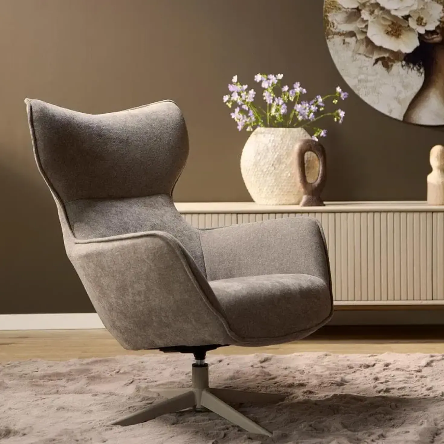 Isabel Fauteuil Taupe