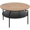 Isandro Salontafel Rond Naturel 80cm