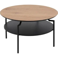 Isandro Salontafel Rond Naturel 80cm