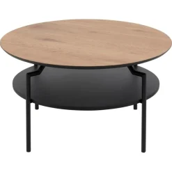 Isandro Salontafel Rond Naturel 80cm