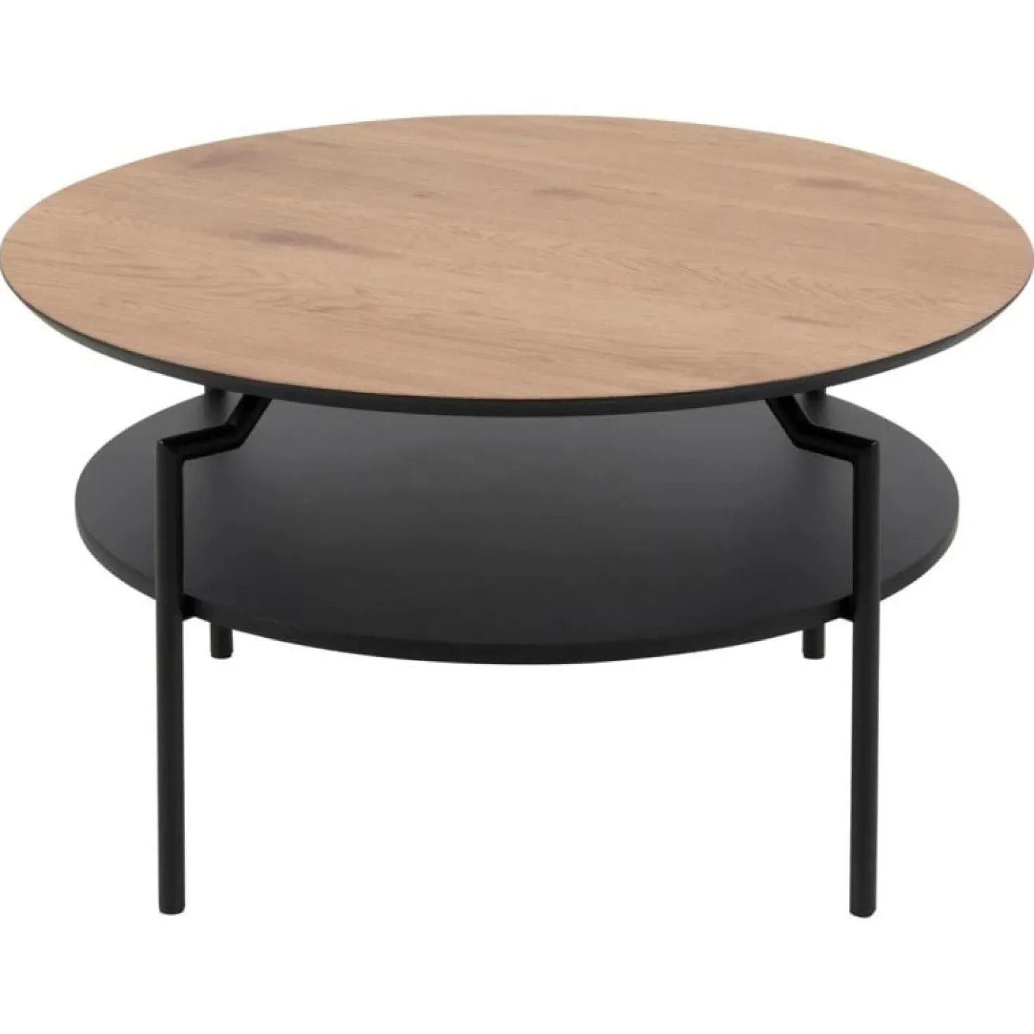 Isandro Salontafel Rond Naturel 80cm