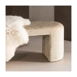 Jacob Bankje Streep Naturel 130cm