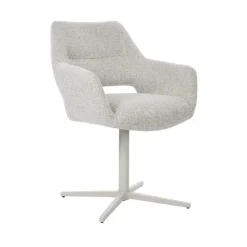 Jaden Eetkamerstoel Beige met zandpoot