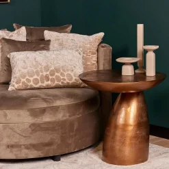 Jafah bijzettafel koper/goud
