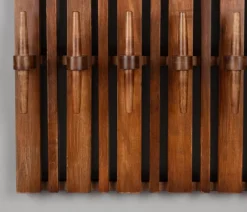Jakub Wandkapstok Plank Walnoot 66cm