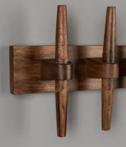 Jakub Wandkapstok Walnoot 52cm
