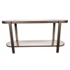 Jamal Sidetable Metaal Glas 160cm