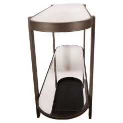 Jamal Sidetable Metaal Glas 160cm
