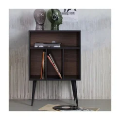 James Kastje zwart/walnoot 60cm