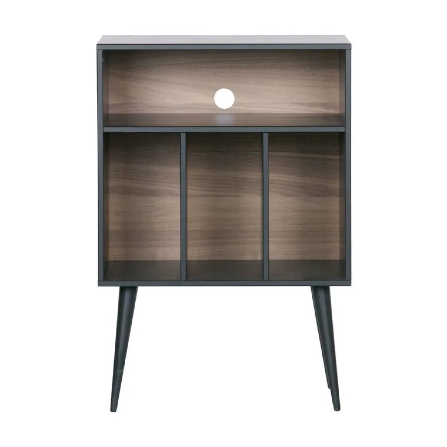 James Kastje zwart/walnoot 60cm
