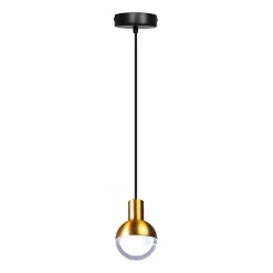 James 1-lichts hanglamp goud