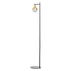 James 1-lichts vloerlamp goud