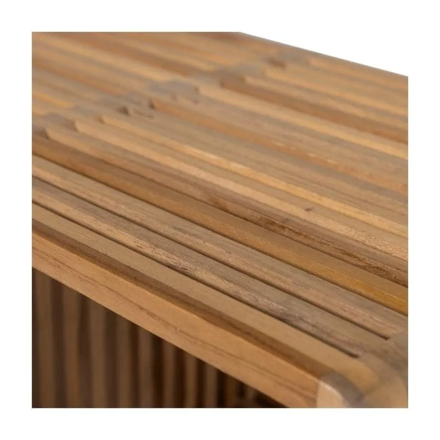 Jasmijn Bijzettafel recycled teak naturel set van 2