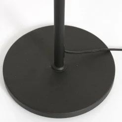Jasmijn 1-lichts Booglamp Zwart