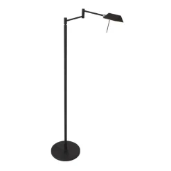 Jasmijn 1-lichts Booglamp Zwart