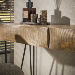 Jasmina Sidetable 2 lades Mangohout 120cm