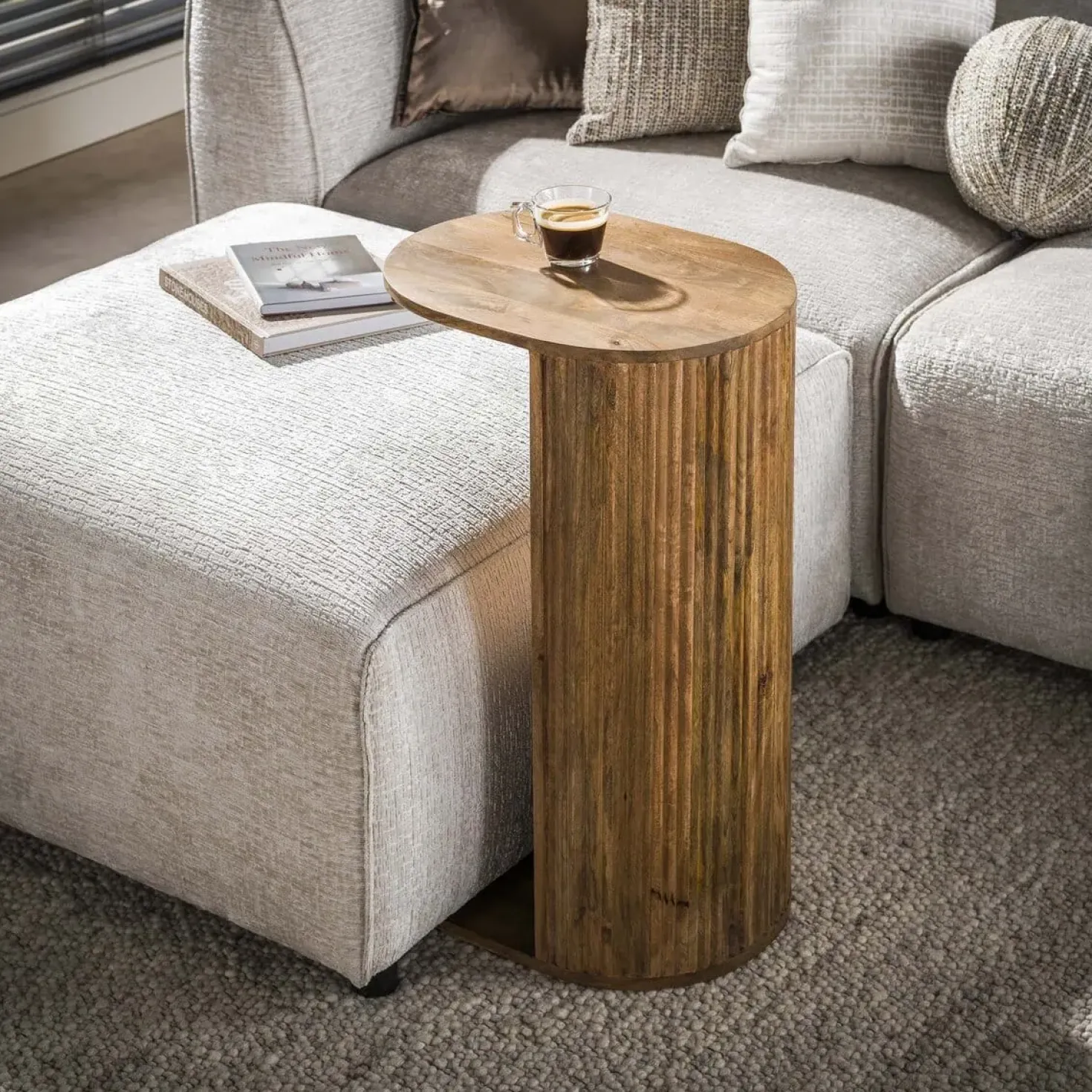 Jean Bijzettafel Mangohout 35cm