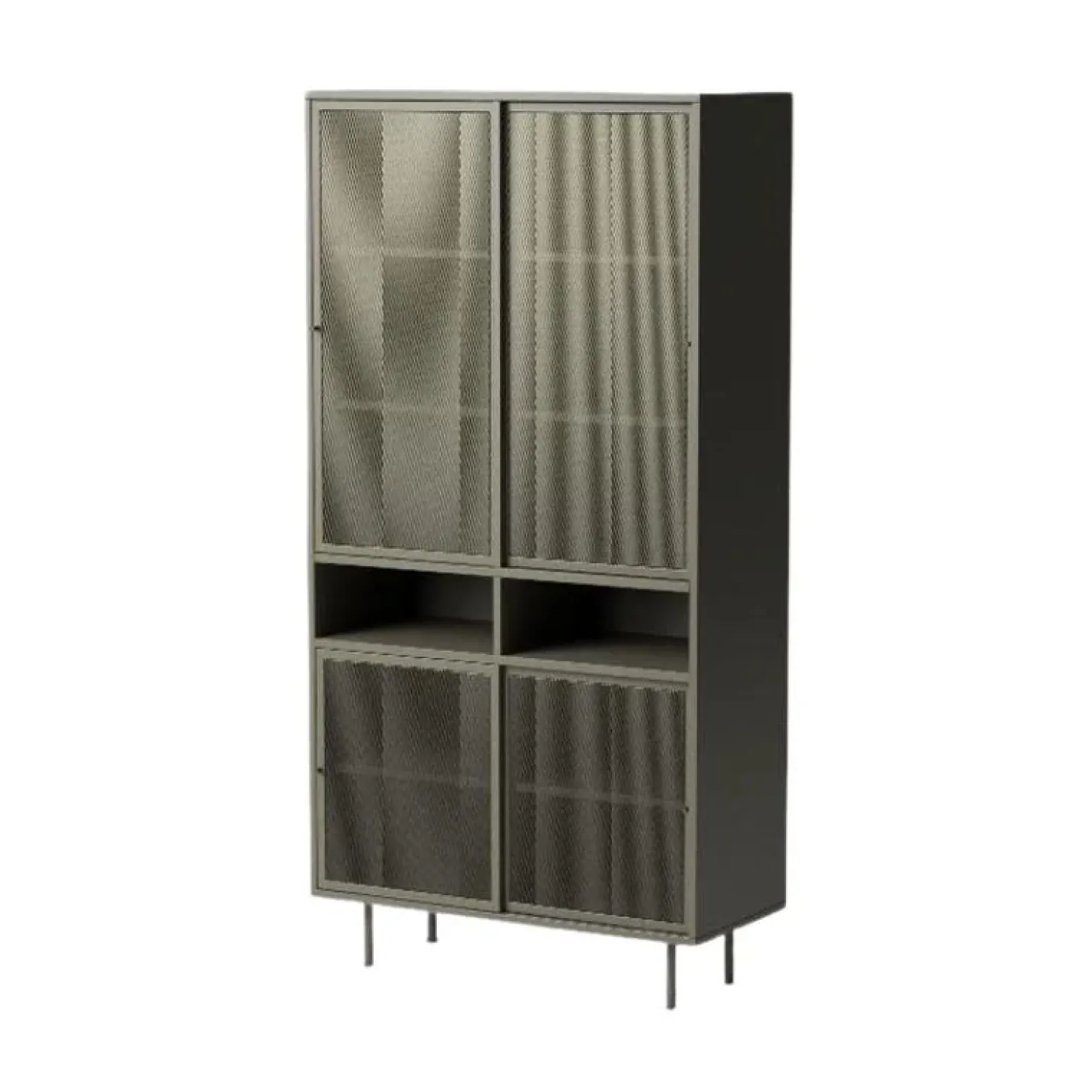 Jeep Wandkast Zwart Hoog 90cm