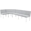 Jeff Eetkamerbank beige 200 cm element