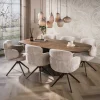 Jennie Eettafel deens ovaal Bruin 215cm