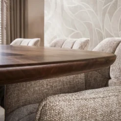 Jennie Eettafel deens ovaal Bruin 215cm