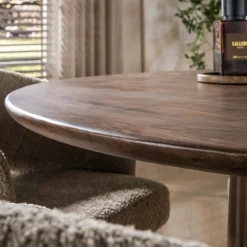 Jennie Eettafel rond Bruin 130cm