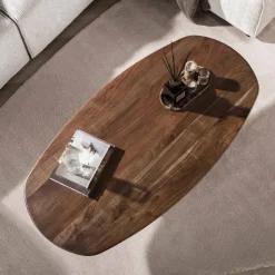 Jennie Salontafel deens ovaal Bruin 135cm