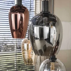Jenny 7-lichts Hanglamp Meerkleurig glas