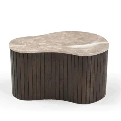 Jenny Salontafel organisch Marmer 70cm