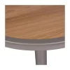 Jeppe Hoogte verstelbare bartafel tuin aluminium bruin/grijs 70cm