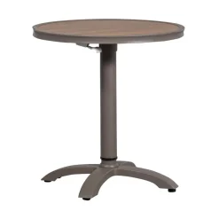 Jeppe Hoogte verstelbare bartafel tuin aluminium bruin/grijs 70cm