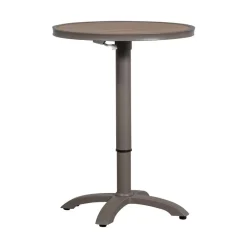 Jeppe Hoogte verstelbare bartafel tuin aluminium bruin/grijs 70cm