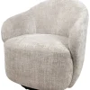 Jessey draaifauteuil Taupe