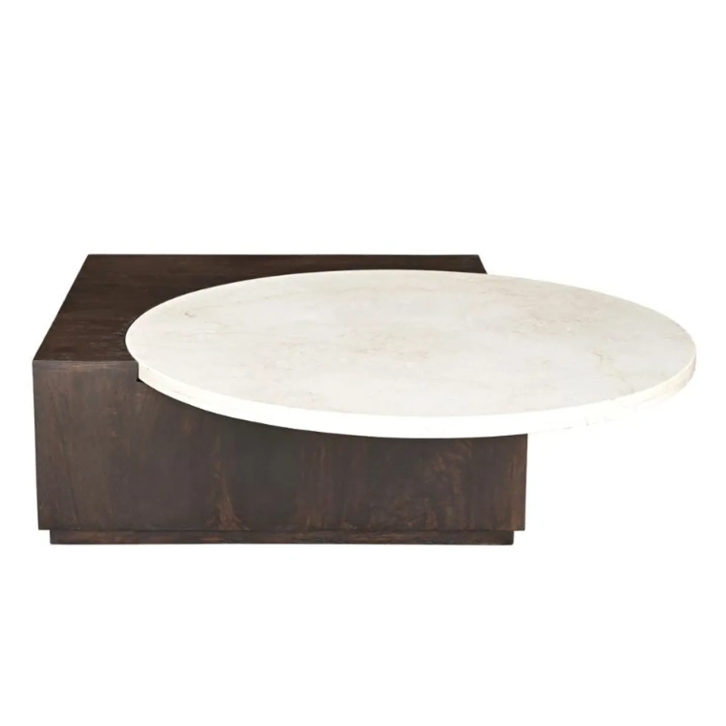Jessie Salontafel Bruin Marmer 103 cm