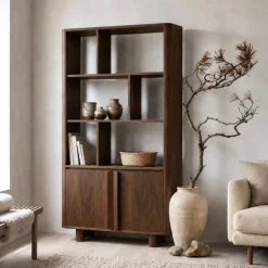 Jessy Boekenkast Walnoot 120cm