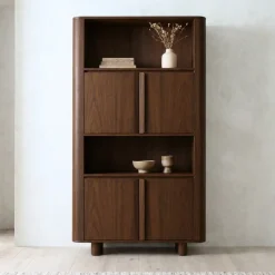 Jessy Wandkast Walnoot 120cm