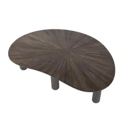 Jill Salontafel niervormig Teakhout 110cm