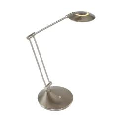 Jim 1-lichts Bureaulamp Staal