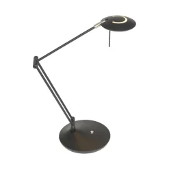 Jim 1-lichts Bureaulamp Zwart