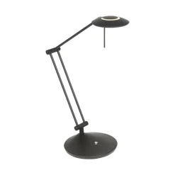 Jim 1-lichts Bureaulamp Zwart