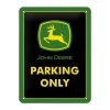 John Deere logo parking only - metalen bord