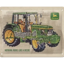 John Deere Model 6410 - metalen bord
