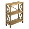 Jonas 3 planken wandkast naturel eikenhoutfineer 70 cm