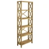 Jonas 6 planken wandkast naturel eikenhoutfineer 70 cm