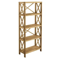 Jonas 5 planken wandkast naturel eikenhoutfineer 70 cm