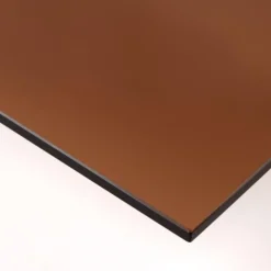 Joshua Salontafel rond Bruin Glas 70cm